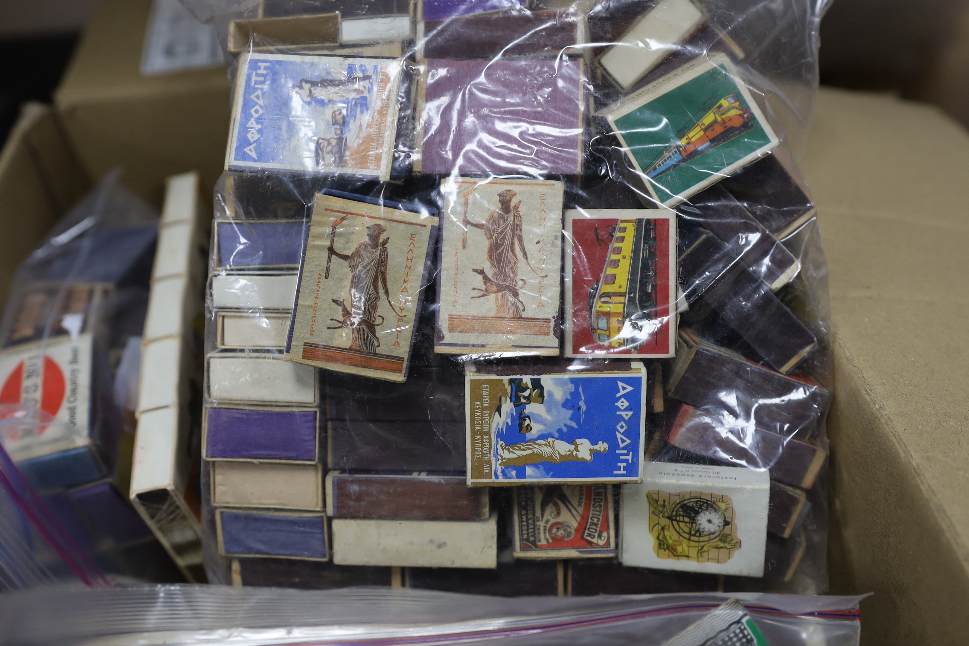 A collection of Matchbox covers